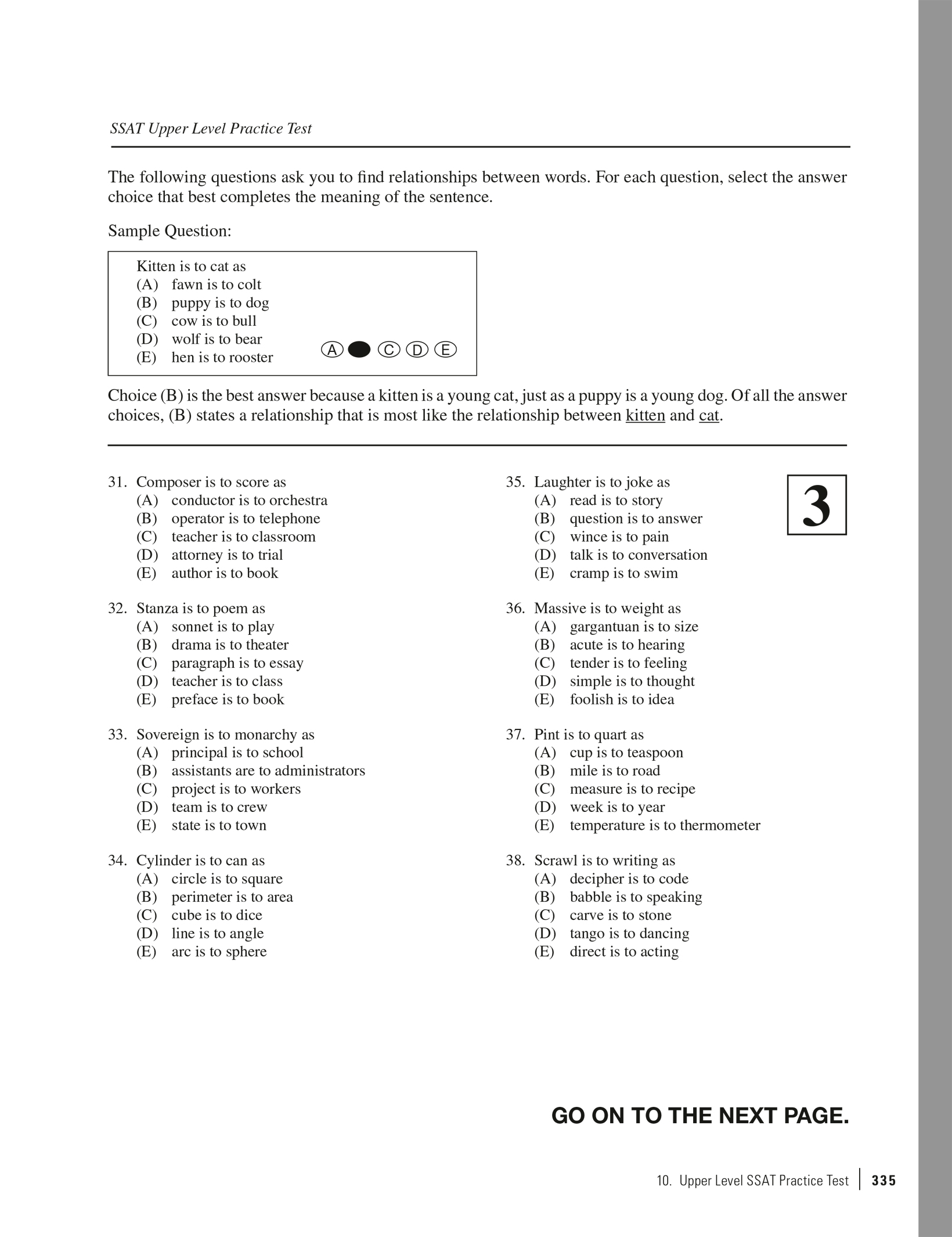 Extended Ebook Content For Princeton Review Ssat And Isee Prep 2022 Upper Level Ssat Practice Test 6102